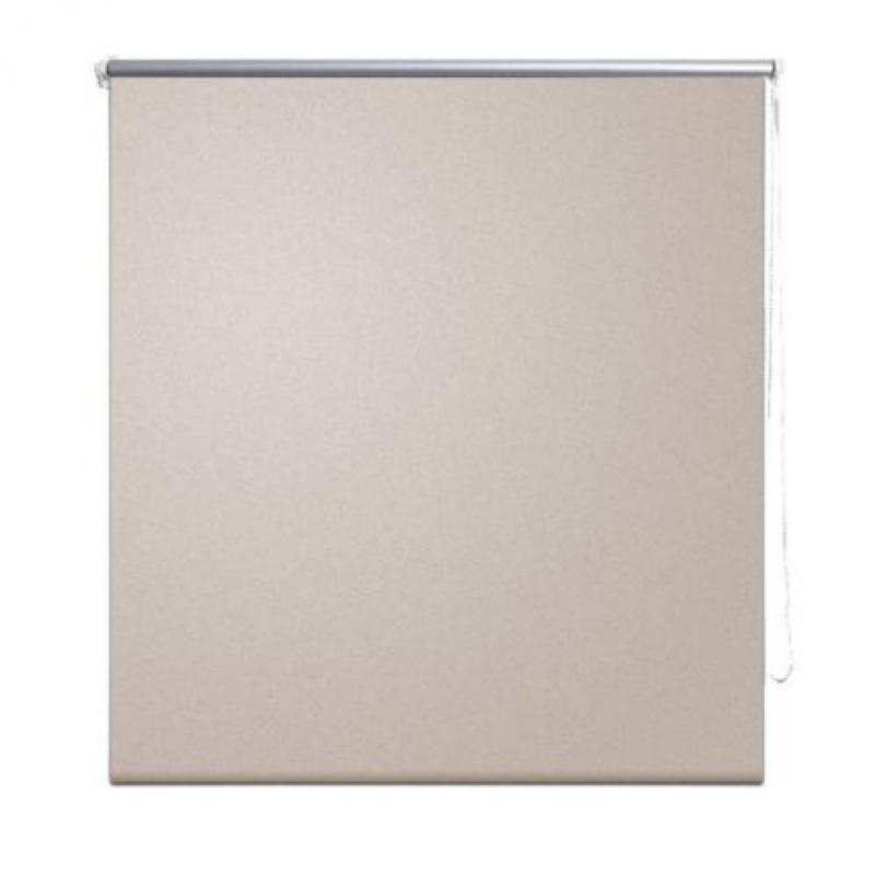 vidaXL Rolgordijn verduisterend 160 x 230 cm beige