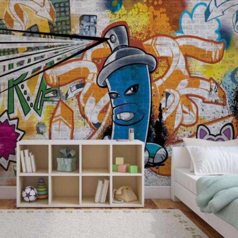 Fotobehang GRAFFITI Gratis Lijm en Verzenden 11398