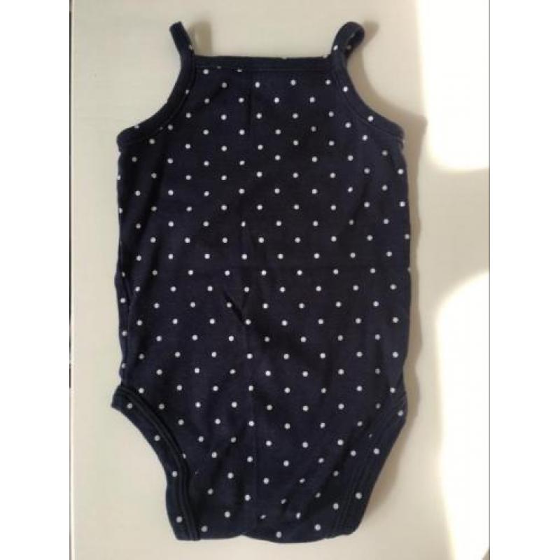 Carters romper blauw meisje maat 50 - 56