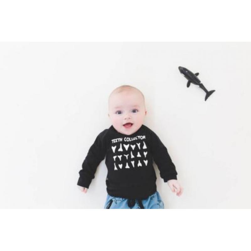 Noeser Tom jersey sweater teeth grey