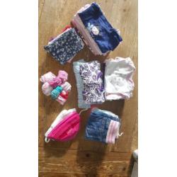 Pakketje meisjes kleding maat 50-56