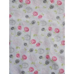 (O95) Wit rompertje met all over print