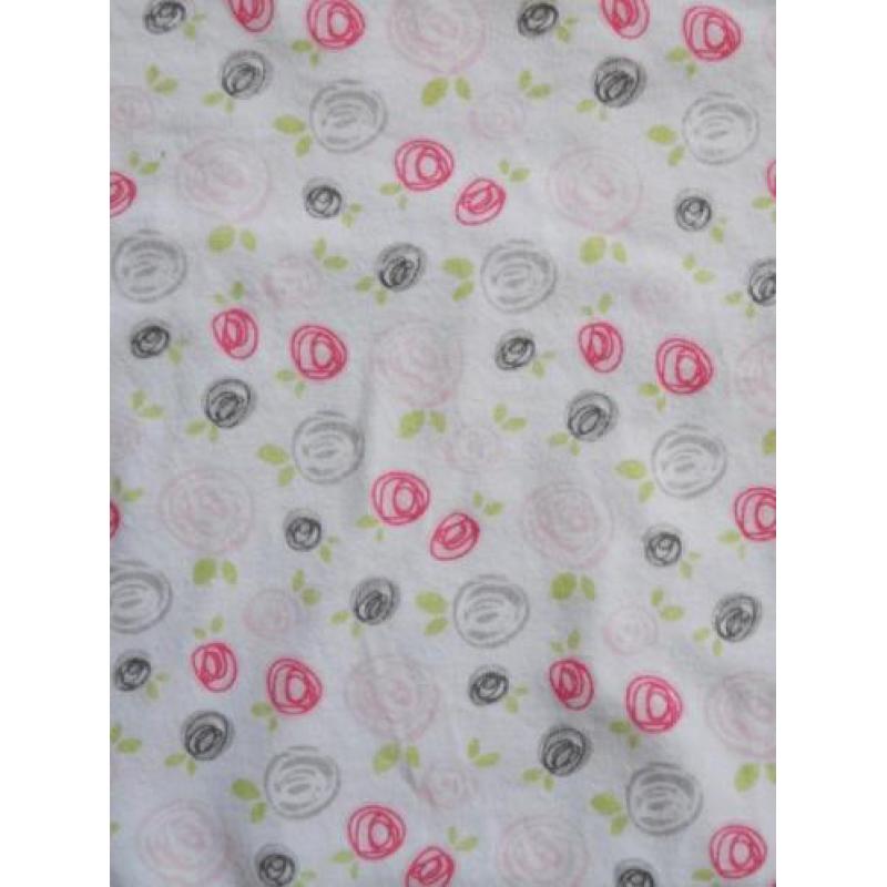 (O95) Wit rompertje met all over print