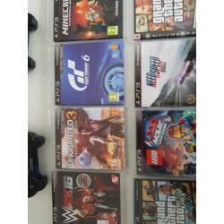 Spellen psp3 + controllers