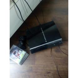 Te Koop Playstation 3 + spellen + controller