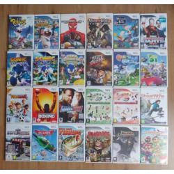 Wii spellen €5 per stuk, origineel.