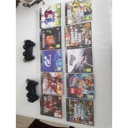 Spellen psp3 + controllers
