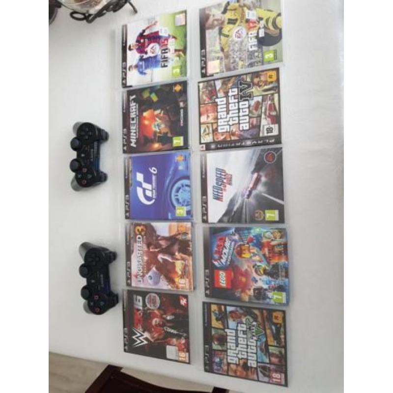 Spellen psp3 + controllers