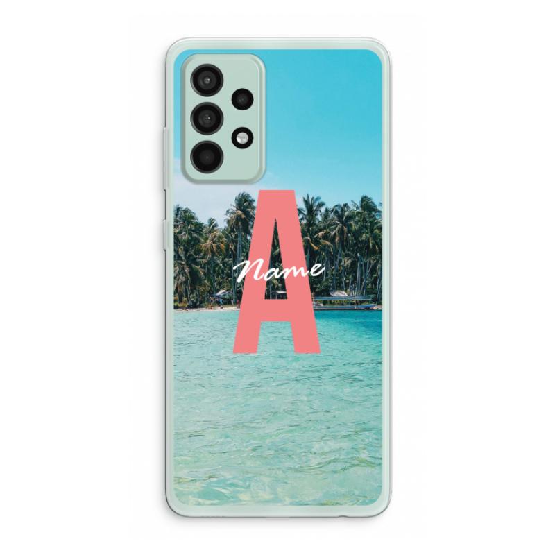 Pacific Dream: Samsung Galaxy A52s 5G Transparant Hoesje