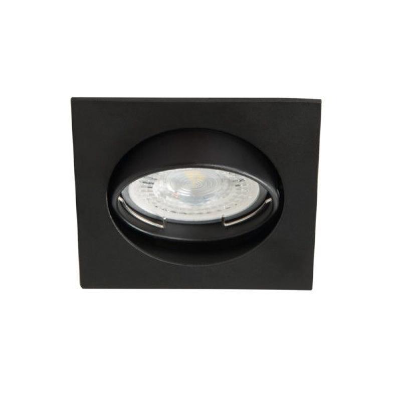 Vierkante Armatuur Zwart 50 mm - Kantelbaar
